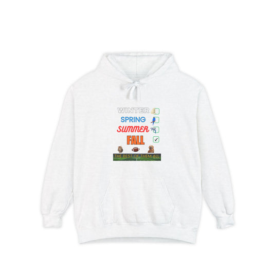 Fall Hoodie - Unisex Garment-Dyed Hoodie for Cozy Autumn Vibes