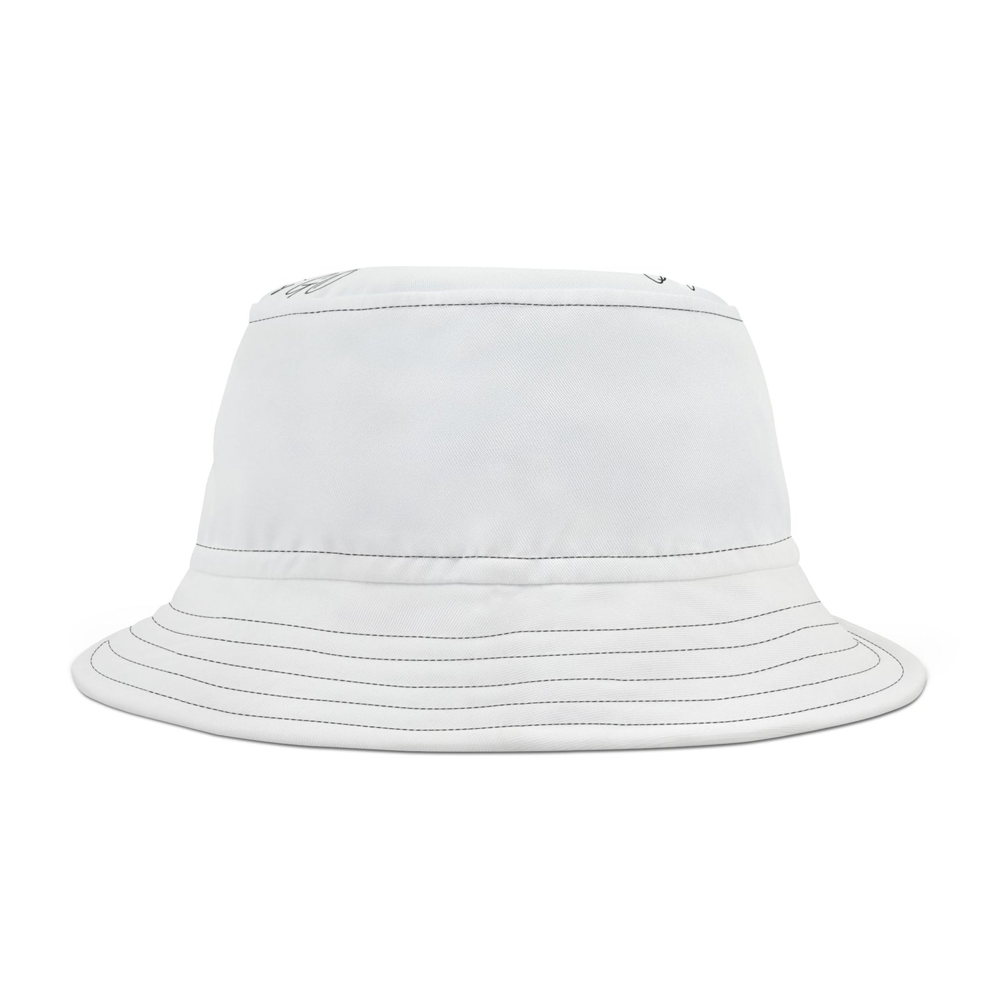 Stylish Bucket Hat with Trendy Text Design