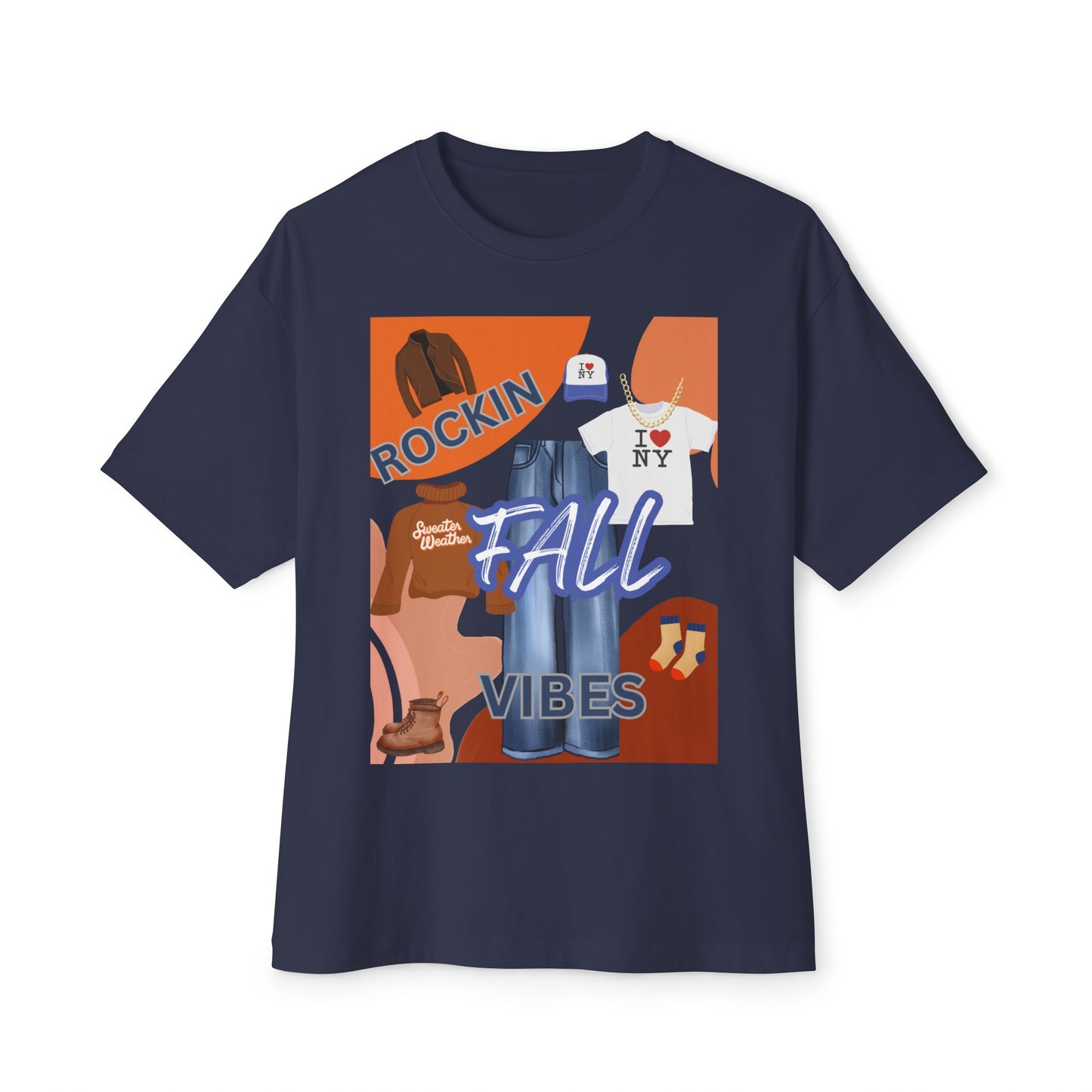 Fall Oversized Boxy Tee