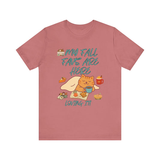 Fall Unisex Tee - Cozy Autumn Vibes Shirt