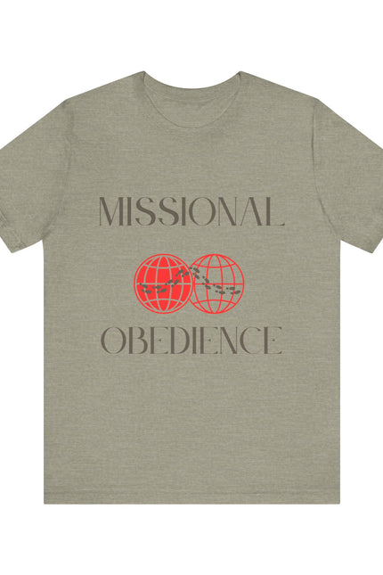 Tee Missional Obedience Unisex Jersey Short Sleeve