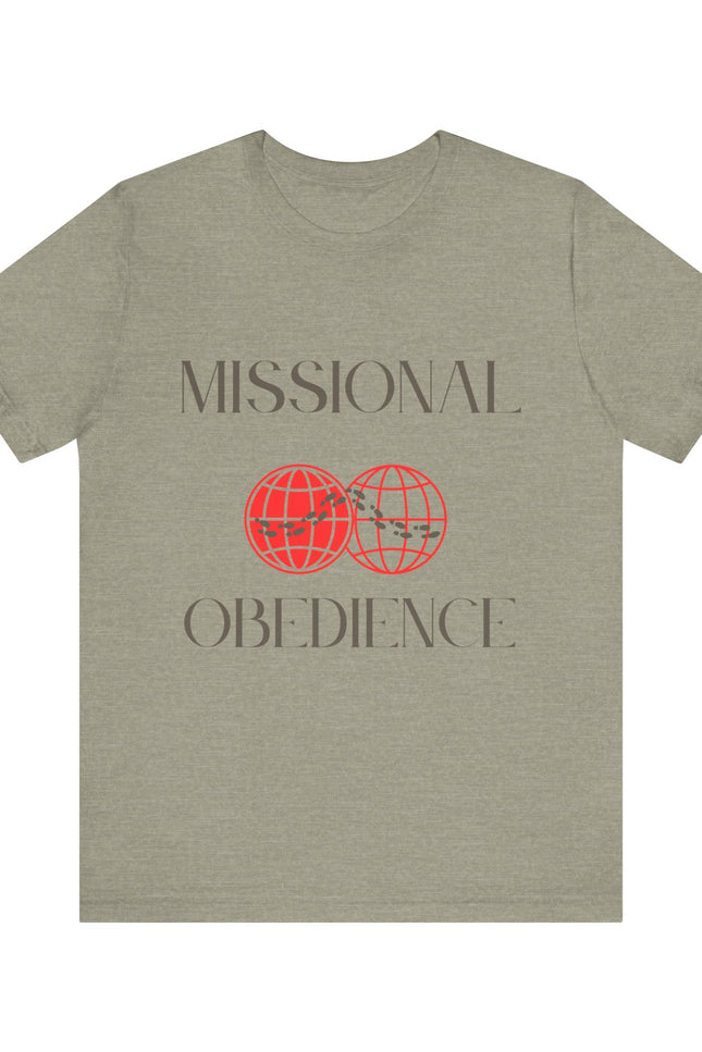 Tee Missional Obedience Unisex Jersey Short Sleeve