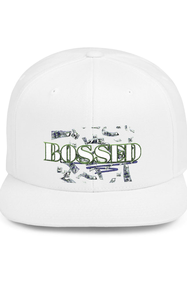 BOSSED Flat Bill Snapback Hat - Stylish Cap for Confident Individuals