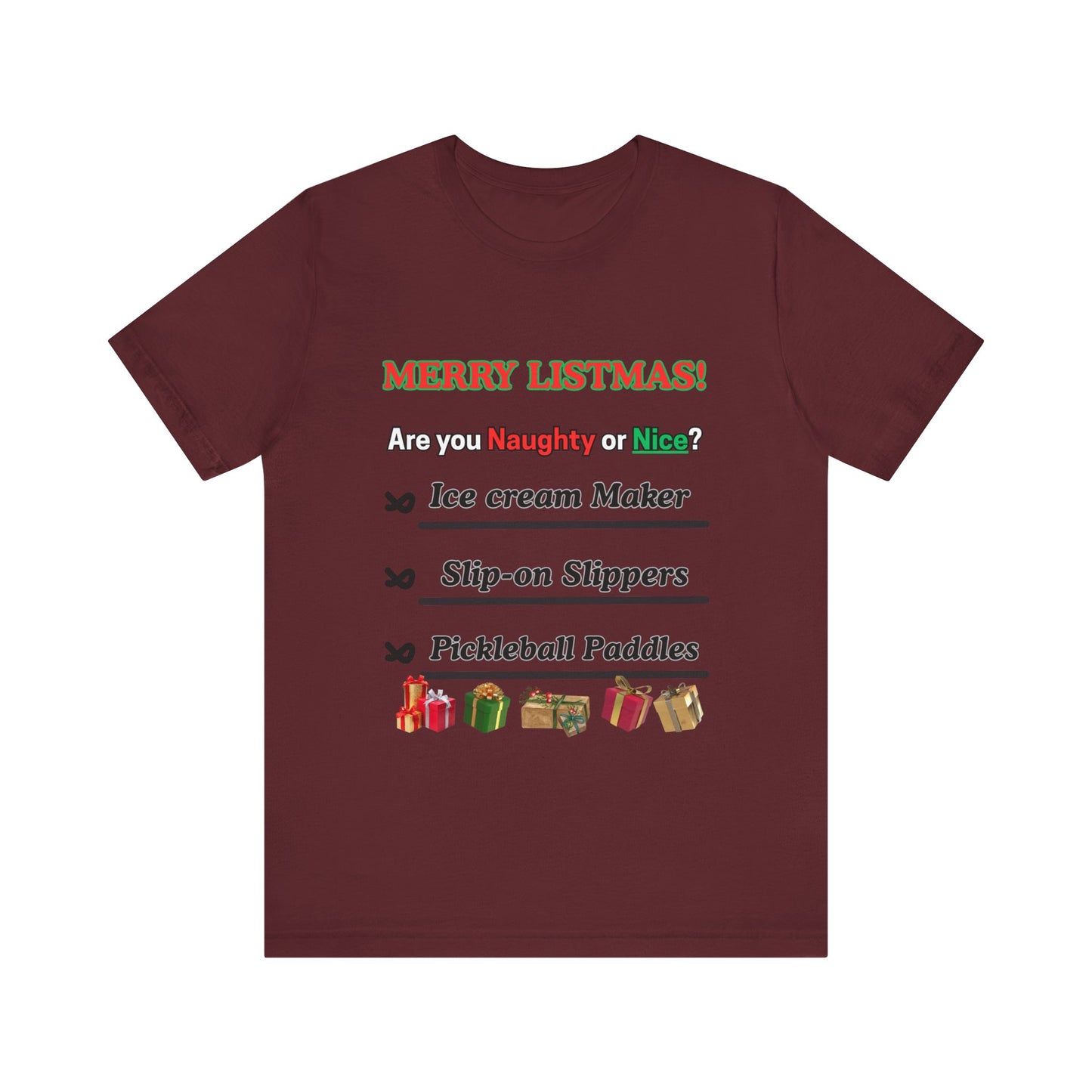 Christmas Short Sleeve Tee - Merry Christmas Shirt