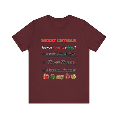 Christmas Short Sleeve Tee - Merry Christmas Shirt