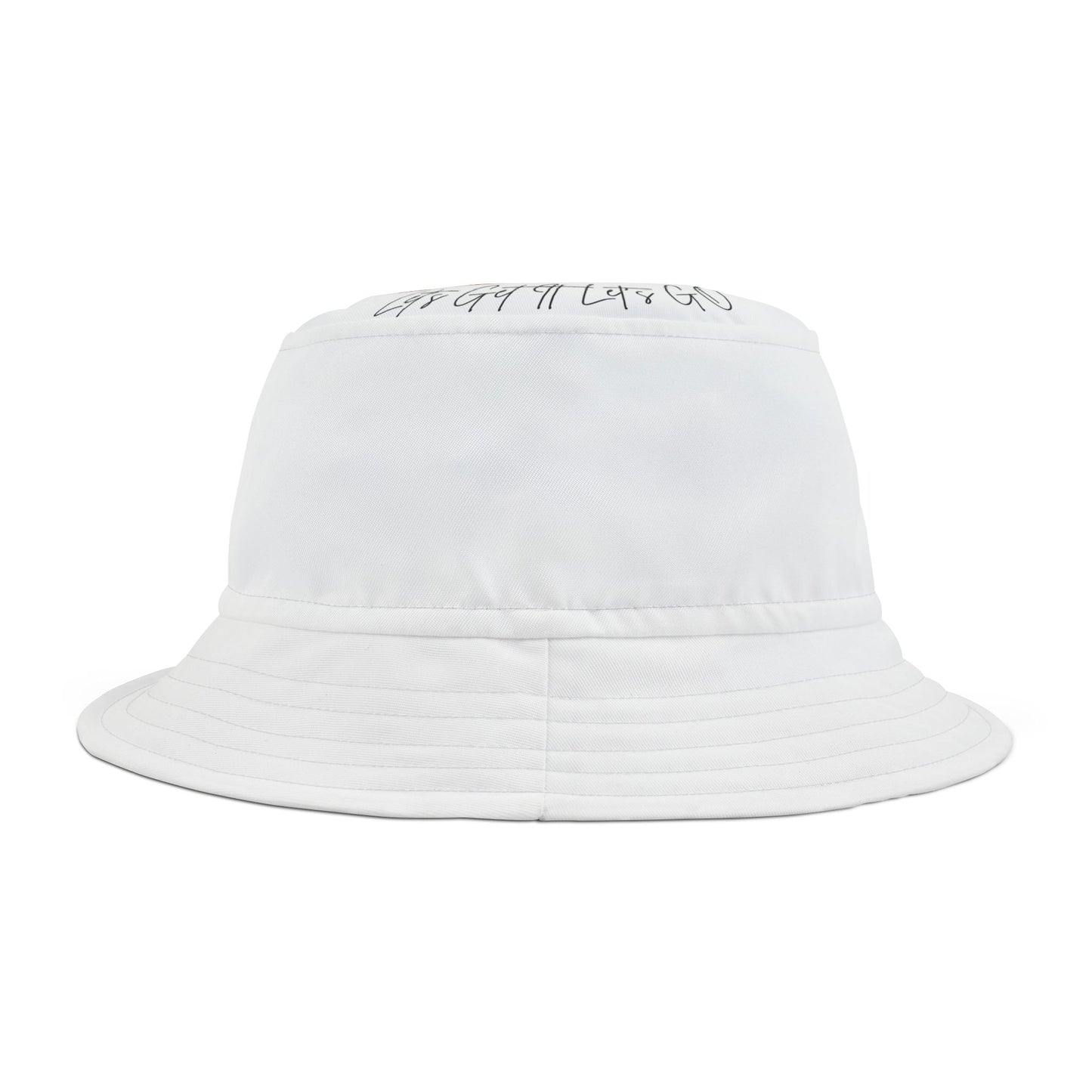 Stylish Bucket Hat with Trendy Text Design