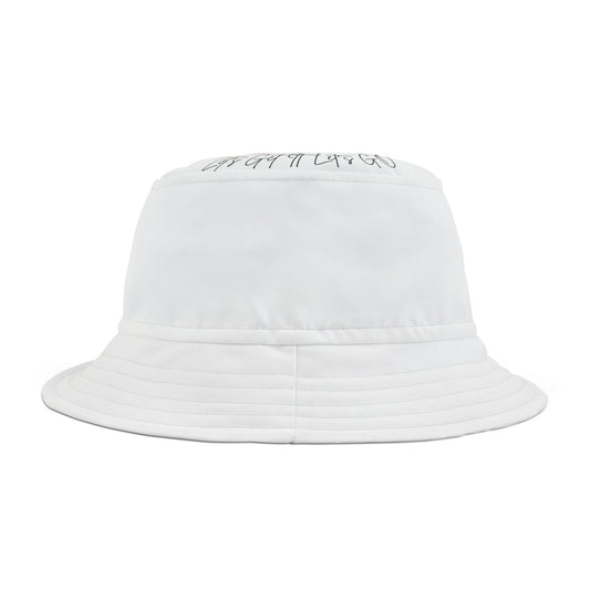 Stylish Bucket Hat with Trendy Text Design