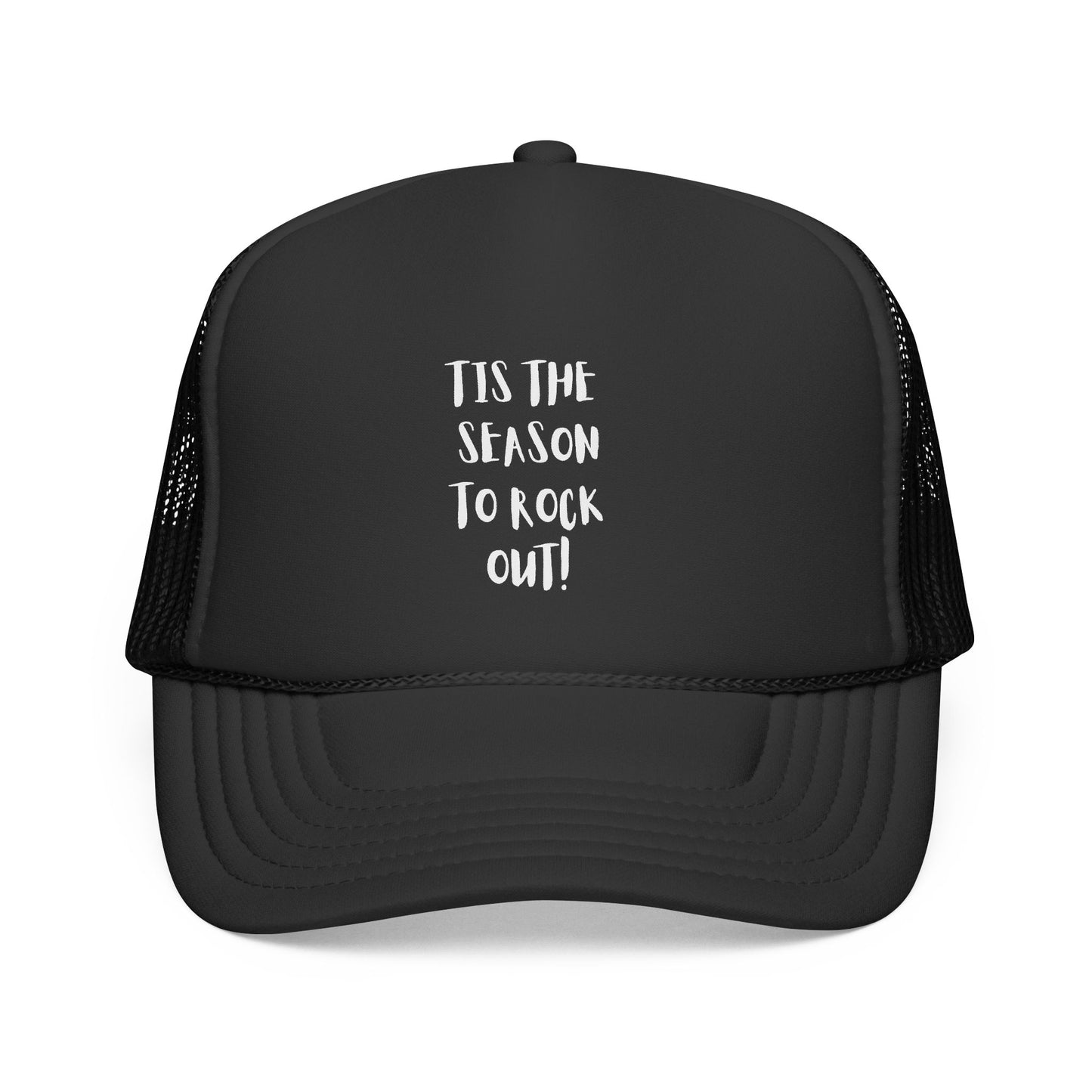 Trucker Cap – "Tis the Season to Rock Out! Holiday Mesh Hat