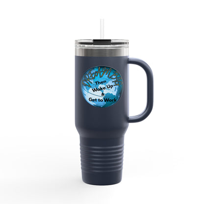 Inspirational Insulated Travel Mug - 40oz Dream Big Design