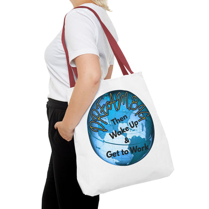 Dream Big Tote Bag - Motivational Earth Design for Daily Inspiration