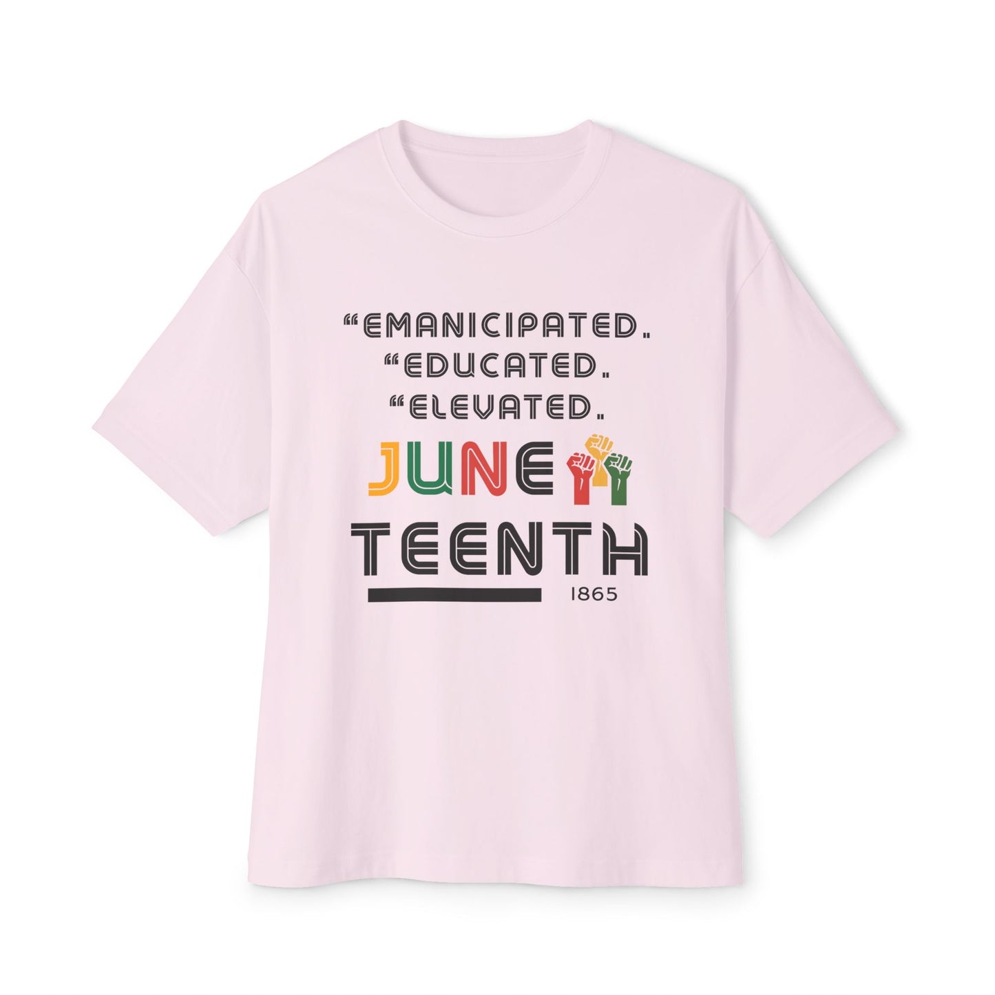 Juneteenth Oversized Tee, Celebrate Freedom Shirt, Unisex Graphic Tee, Equality T-Shirt, Empowerment Gift, Black History Apparel