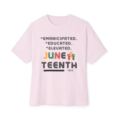Juneteenth Oversized Tee, Celebrate Freedom Shirt, Unisex Graphic Tee, Equality T-Shirt, Empowerment Gift, Black History Apparel