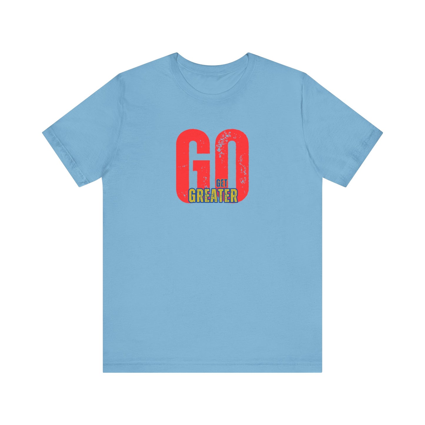Motivational Unisex Garment-Dyed T-Shirt - 'GO Get Greater'