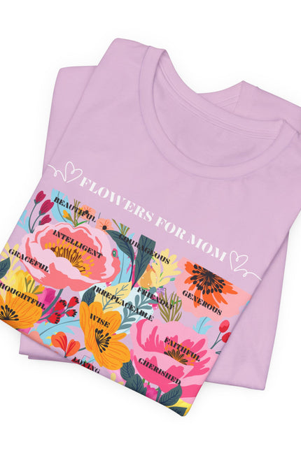 Floral Motif Unisex Tee | Botanical T-Shirt, Floral Graphic Tee, Trendy Summer Shirt, Gift for Her, Casual Wear