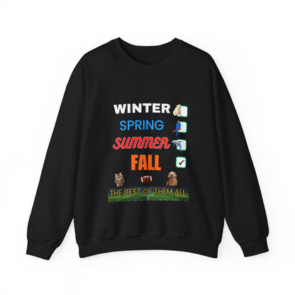 Fall Crewneck Sweatshirt — "The Best of Them All" Seasonal Checklist Design