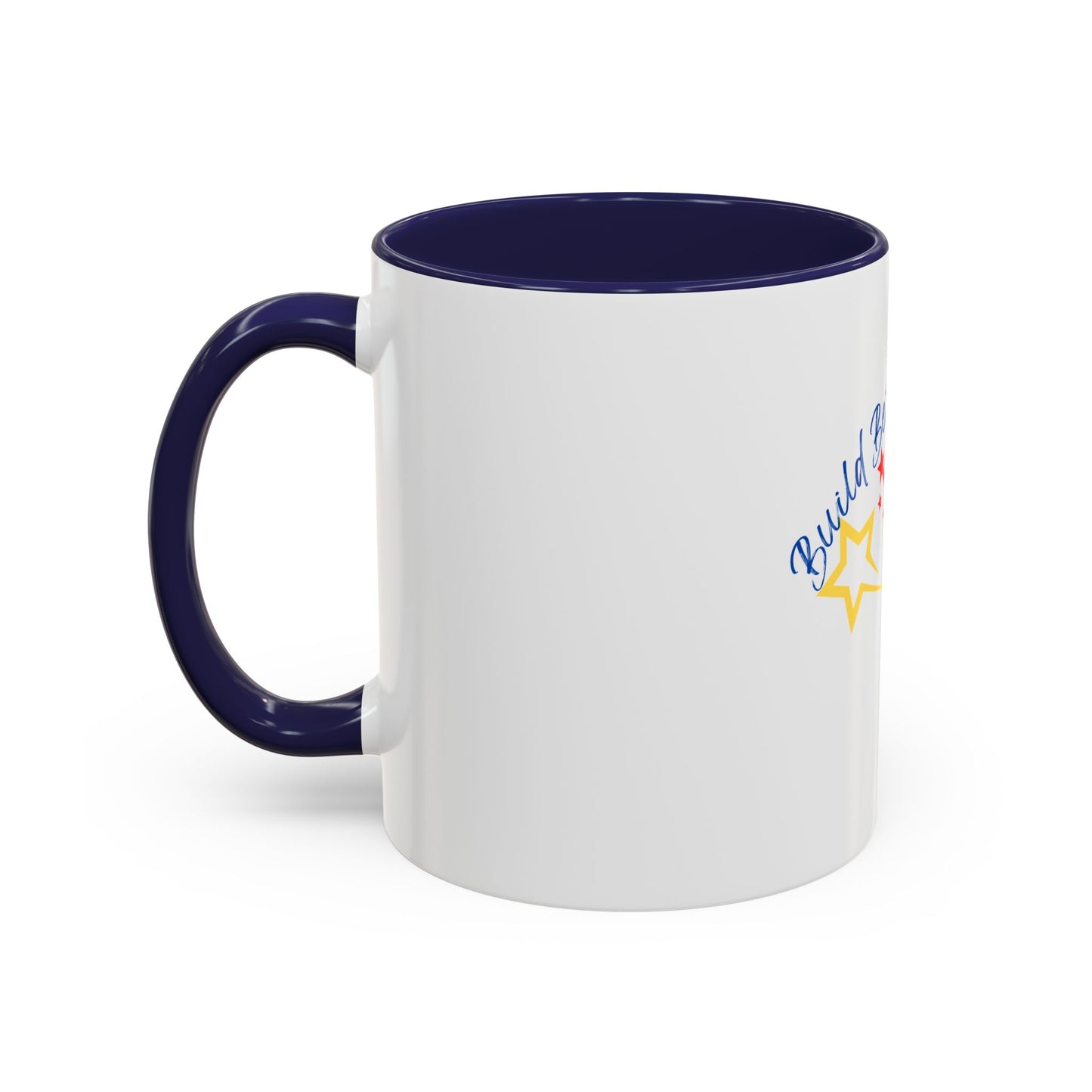 Inspirational Accent Coffee Mug - Build Better Boldness - Perfect for Morning Motivation