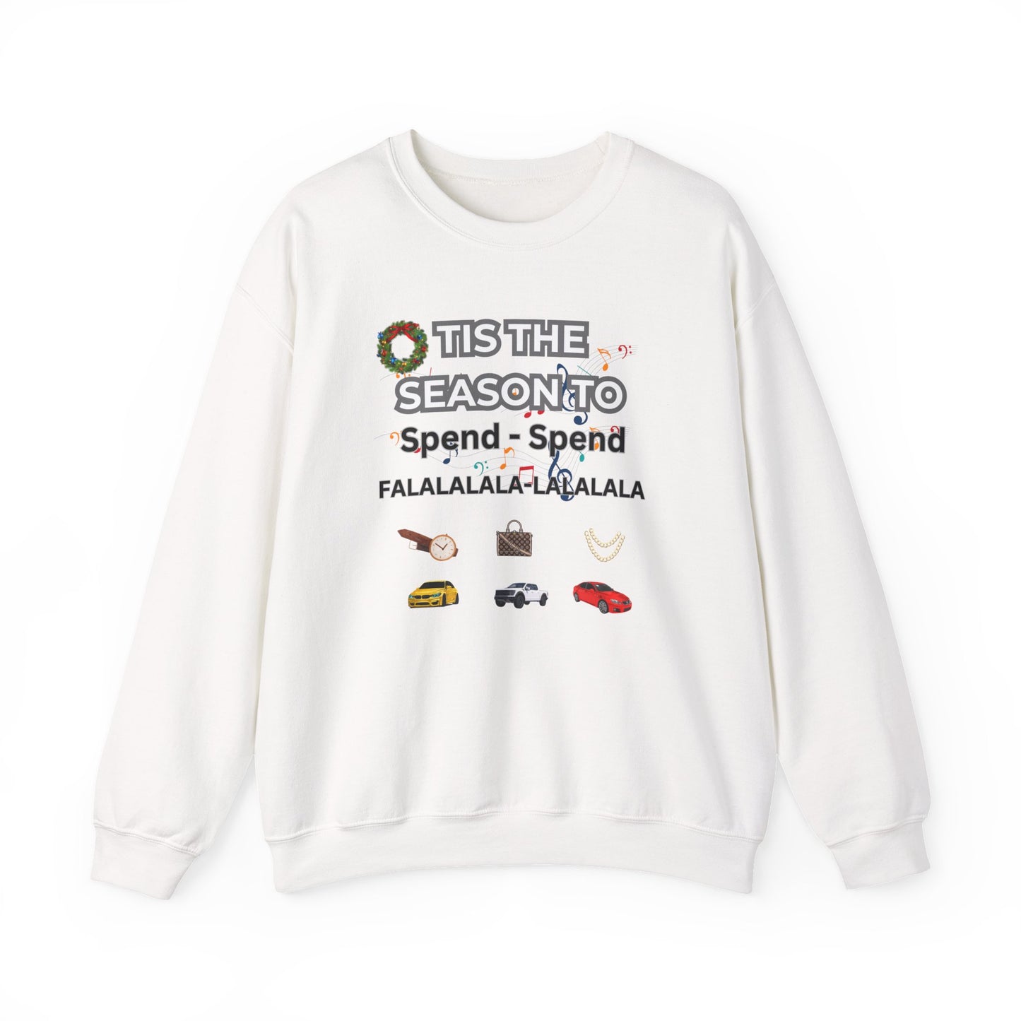 Holiday 'Tis the Season to Spend' Crewneck Sweatshirt