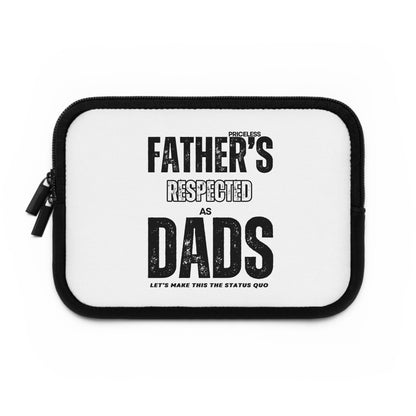 Father's Day Laptop Sleeve - 'Respected as Dads'