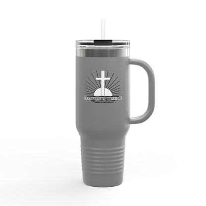 Transcends Barriers Insulated Travel Mug, 40oz - Perfect Gift for Adventurers, Road Trips, Coffee Lovers, Summer Picnics, and Everyday [...]