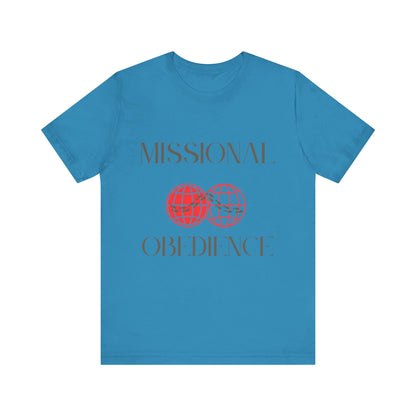 Tee Missional Obedience Unisex Jersey Short Sleeve