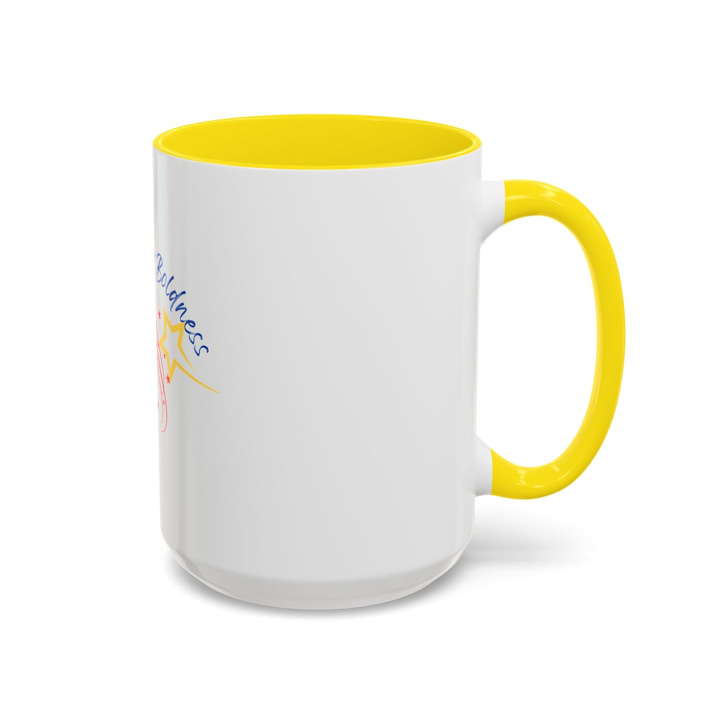 Inspirational Accent Coffee Mug - Build Better Boldness - Perfect for Morning Motivation
