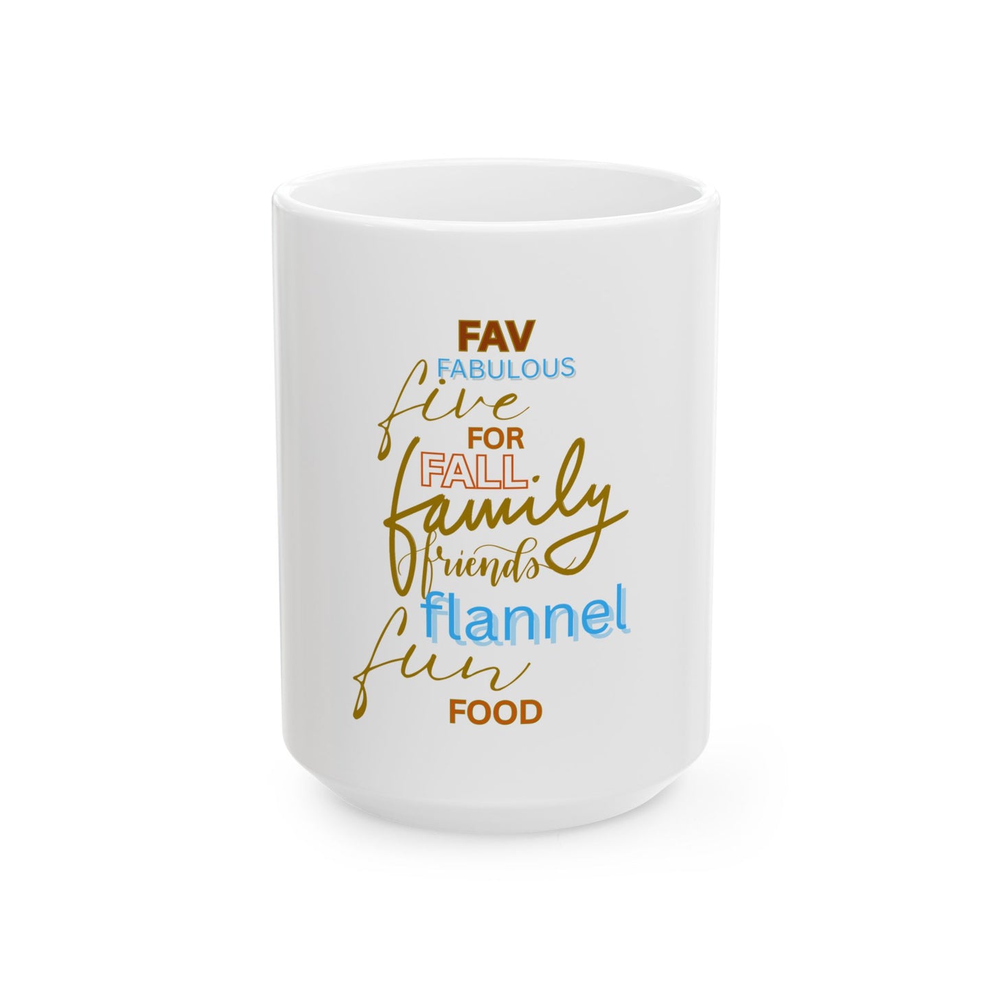Fall Family Fun Ceramic Mug