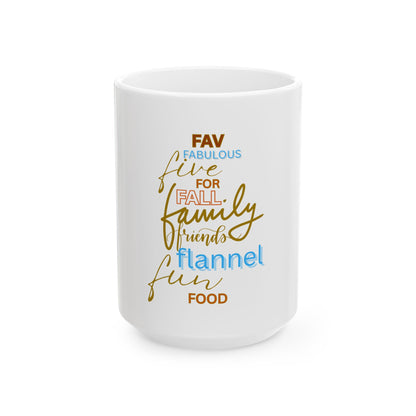 Fall Family Fun Ceramic Mug