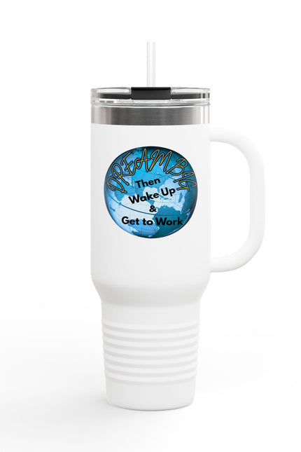 Inspirational Insulated Travel Mug - 40oz Dream Big Design