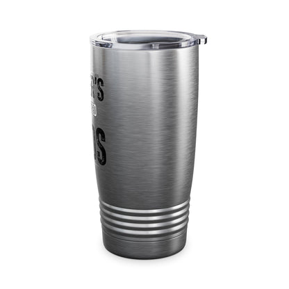 Father's Respected Dads Tumbler - 20oz Insulated Travel Mug