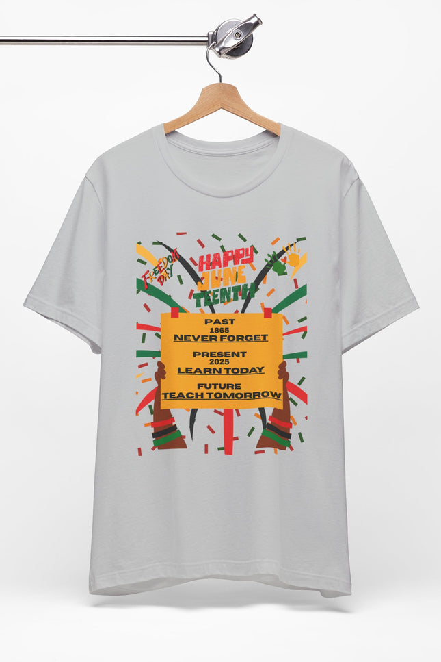 Happy Juneteenth Unisex Garment-Dyed T-Shirt - Celebrate Freedom and Heritage
