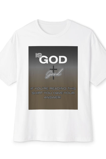 Faith Base Tee — Christian Inspirational Oversized Boxy Shirt