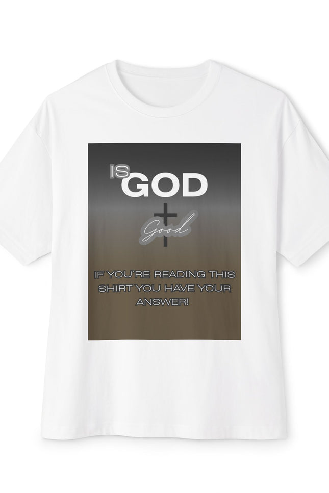 Faith Base Tee — Christian Inspirational Oversized Boxy Shirt