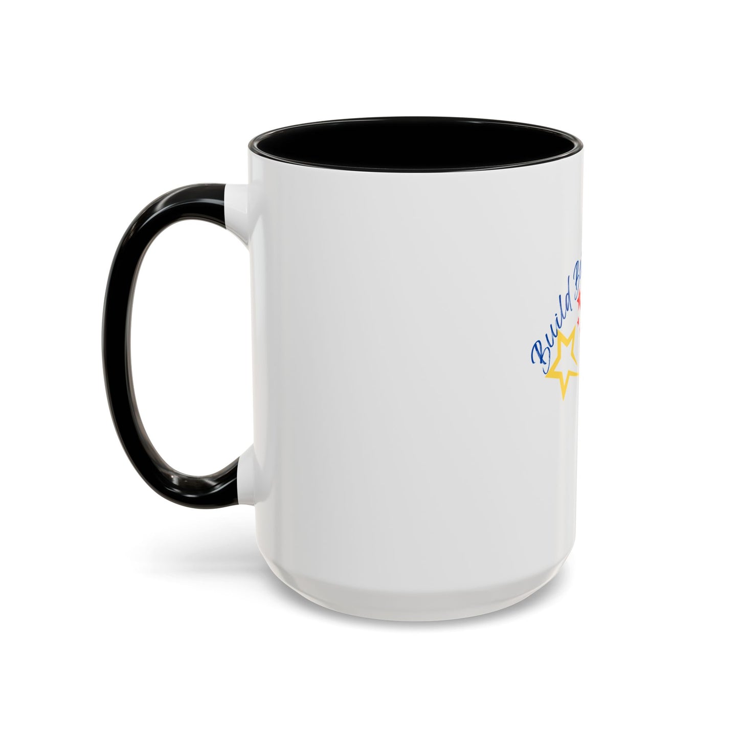 Inspirational Accent Coffee Mug - Build Better Boldness - Perfect for Morning Motivation