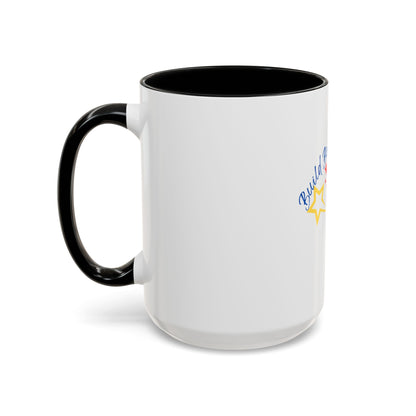 Inspirational Accent Coffee Mug - Build Better Boldness - Perfect for Morning Motivation