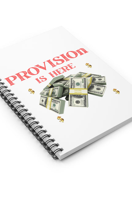 Money Provision Spiral Notebook - Creative Writing, Journaling, Gift for Entrepreneurs, Note-taking, Business Planner