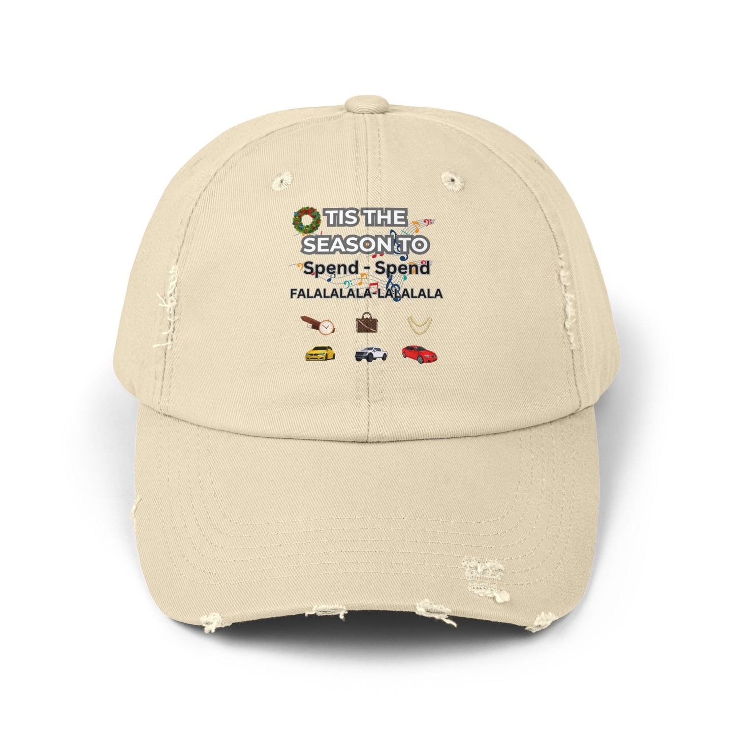 Distressed Cap - Holiday Hats