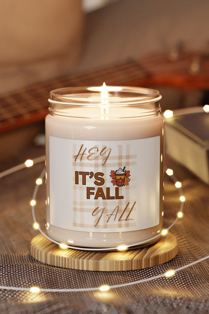 Fall-Themed Scented Candle, Autumn Home Decor, Cozy Gifts, Harvest Celebrations, Seasonal Fragrance