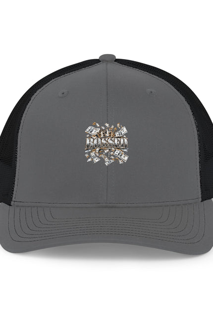 Camo Paw Print Snapback Trucker Cap