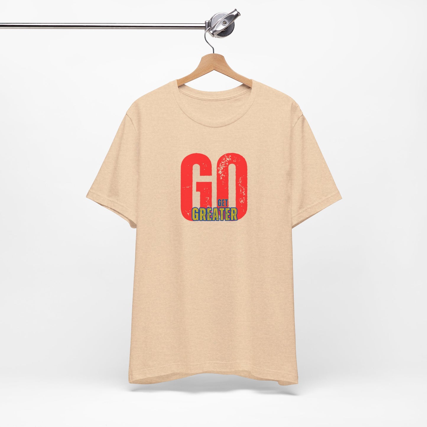 Motivational Unisex Garment-Dyed T-Shirt - 'GO Get Greater'