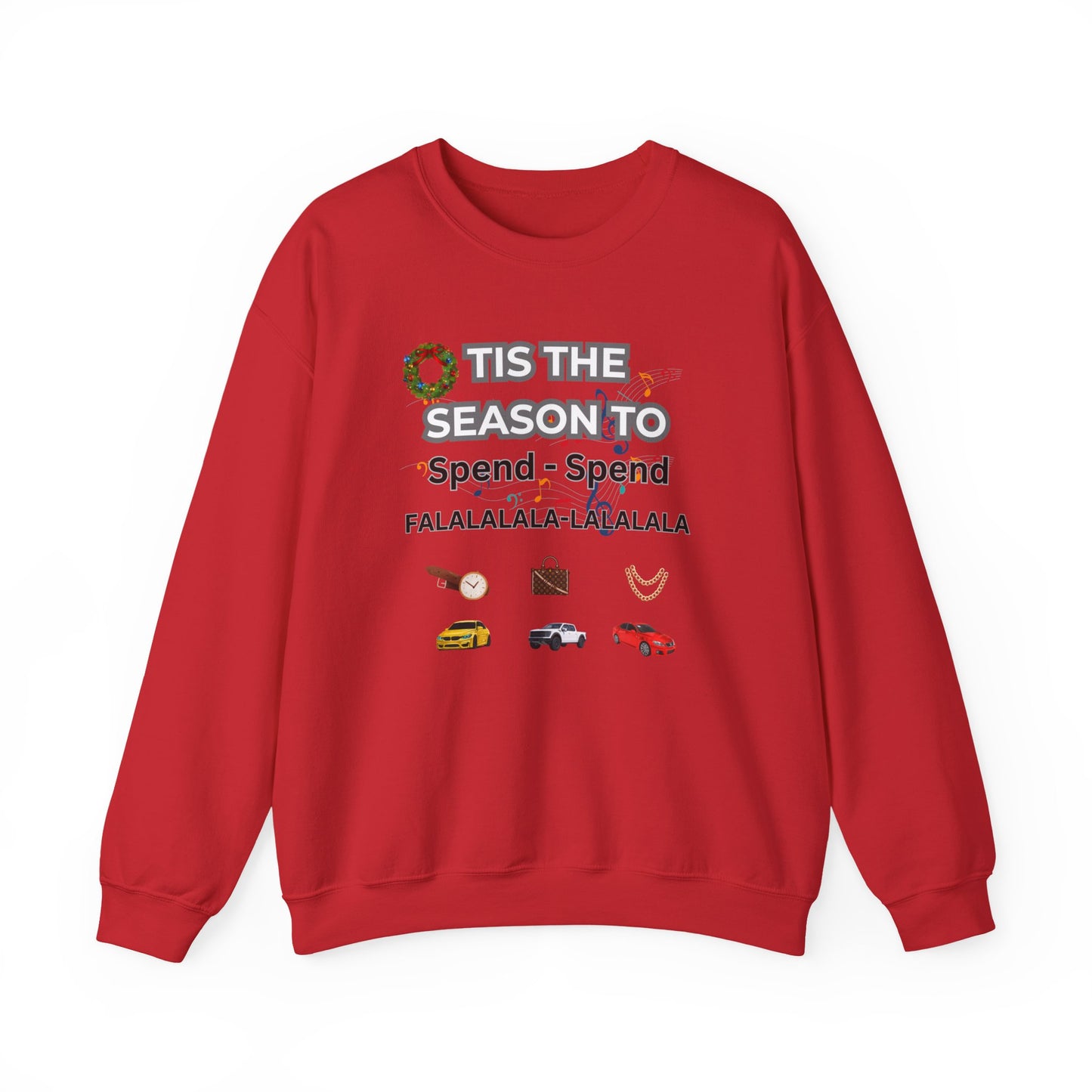 Holiday 'Tis the Season to Spend' Crewneck Sweatshirt
