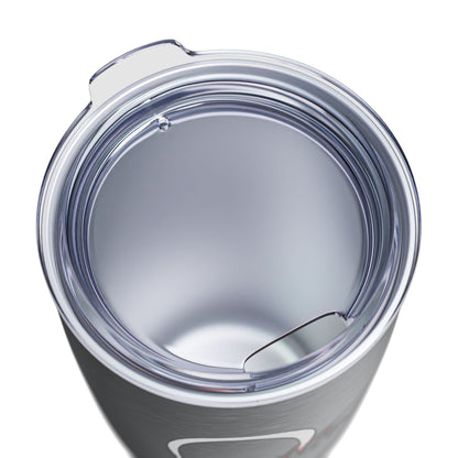 Stylish Insulated Tumbler, Heart Design, 20oz Stainless Steel Travel Mug, Perfect for Gifts, Coffee Lovers, Wedding Favors, and Everyday Use