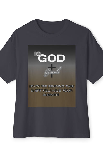 Faith Base Tee — Christian Inspirational Oversized Boxy Shirt