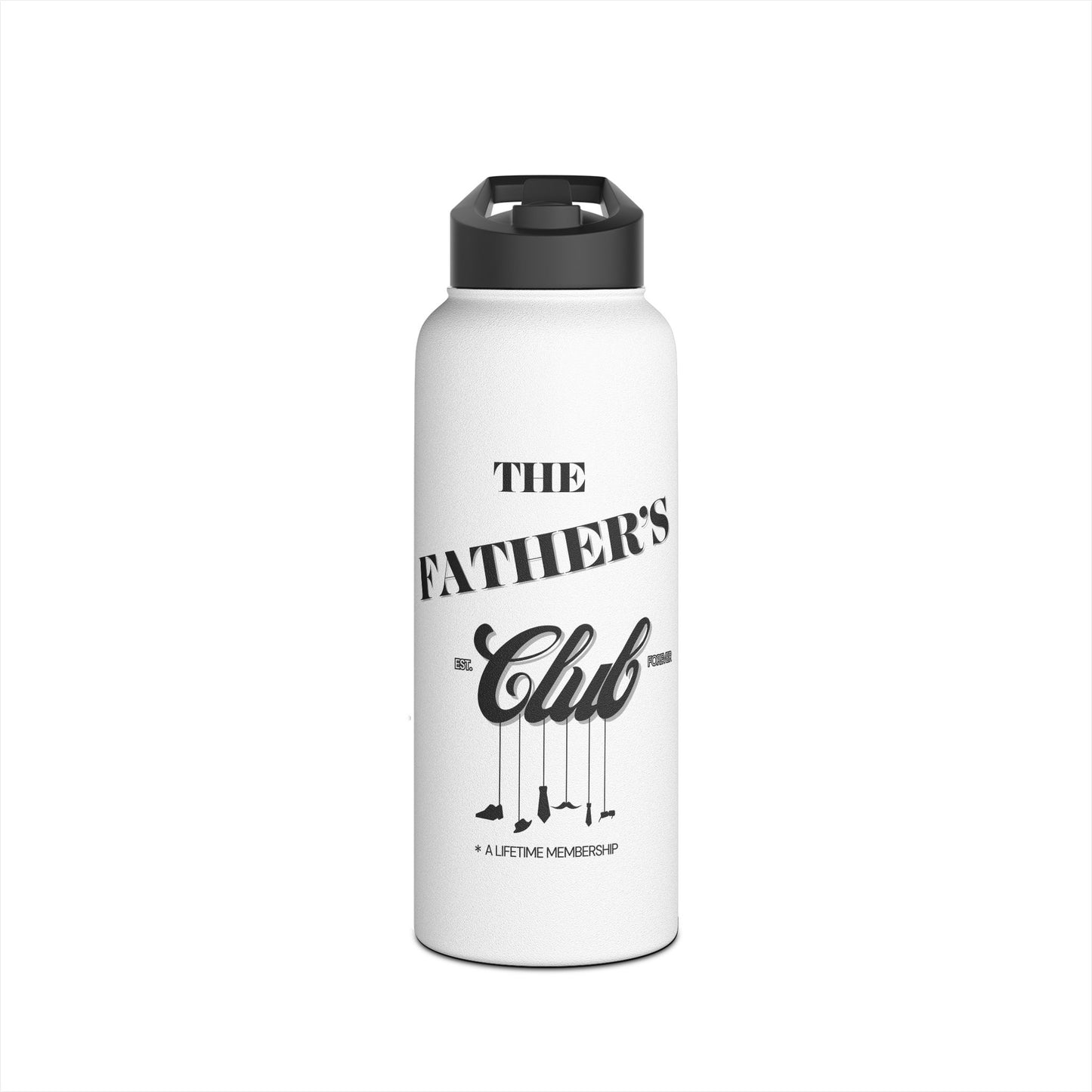 Father's Club Stainless Steel Water Bottle - Perfect Gift for Dads