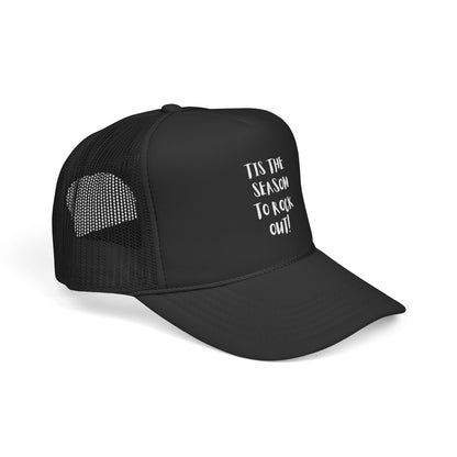Trucker Cap – "Tis the Season to Rock Out! Holiday Mesh Hat