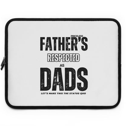 Father's Day Laptop Sleeve - 'Respected as Dads'