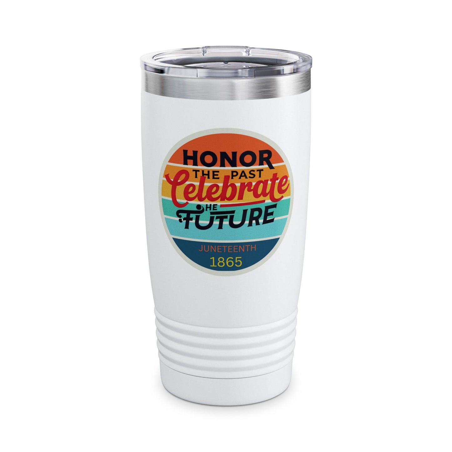 Juneteenth Celebration Tumbler, 20oz | Honor the Past, Celebrate the Future | Travel Mug, Gift for Activists, Motivational Drinkware