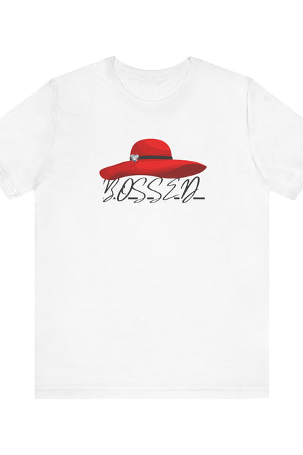 Bossed Unisex Short Sleeve Tee | Stylish Casual Wear, Gift for Bosses, Empowerment Shirt, Fashionable Daily Top