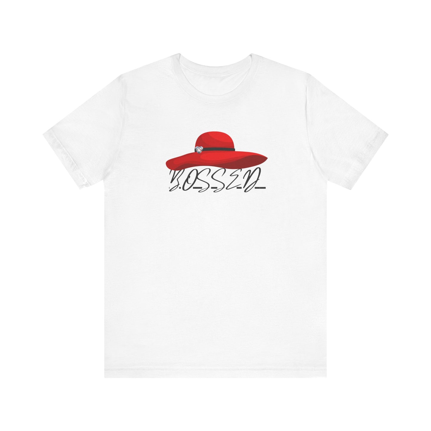 Bossed Unisex Short Sleeve Tee | Stylish Casual Wear, Gift for Bosses, Empowerment Shirt, Fashionable Daily Top