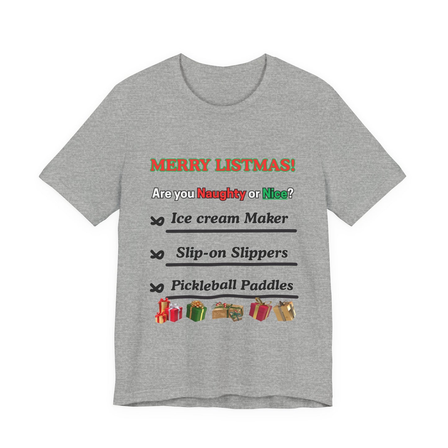 Christmas Short Sleeve Tee - Merry Christmas Shirt