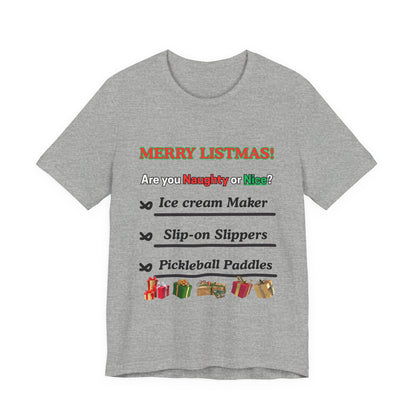 Christmas Short Sleeve Tee - Merry Christmas Shirt